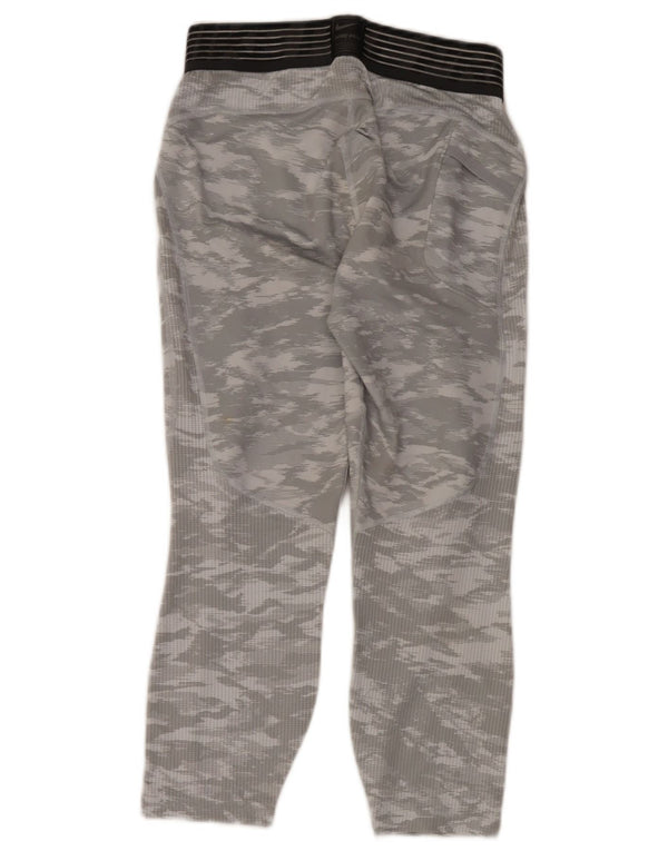 Nike Mens Dri Fit Leggings Medium Grey Camouflage Polyester