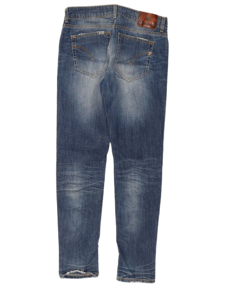 Dondup Womens Slim Jeans W34 L31 Blue Cotton