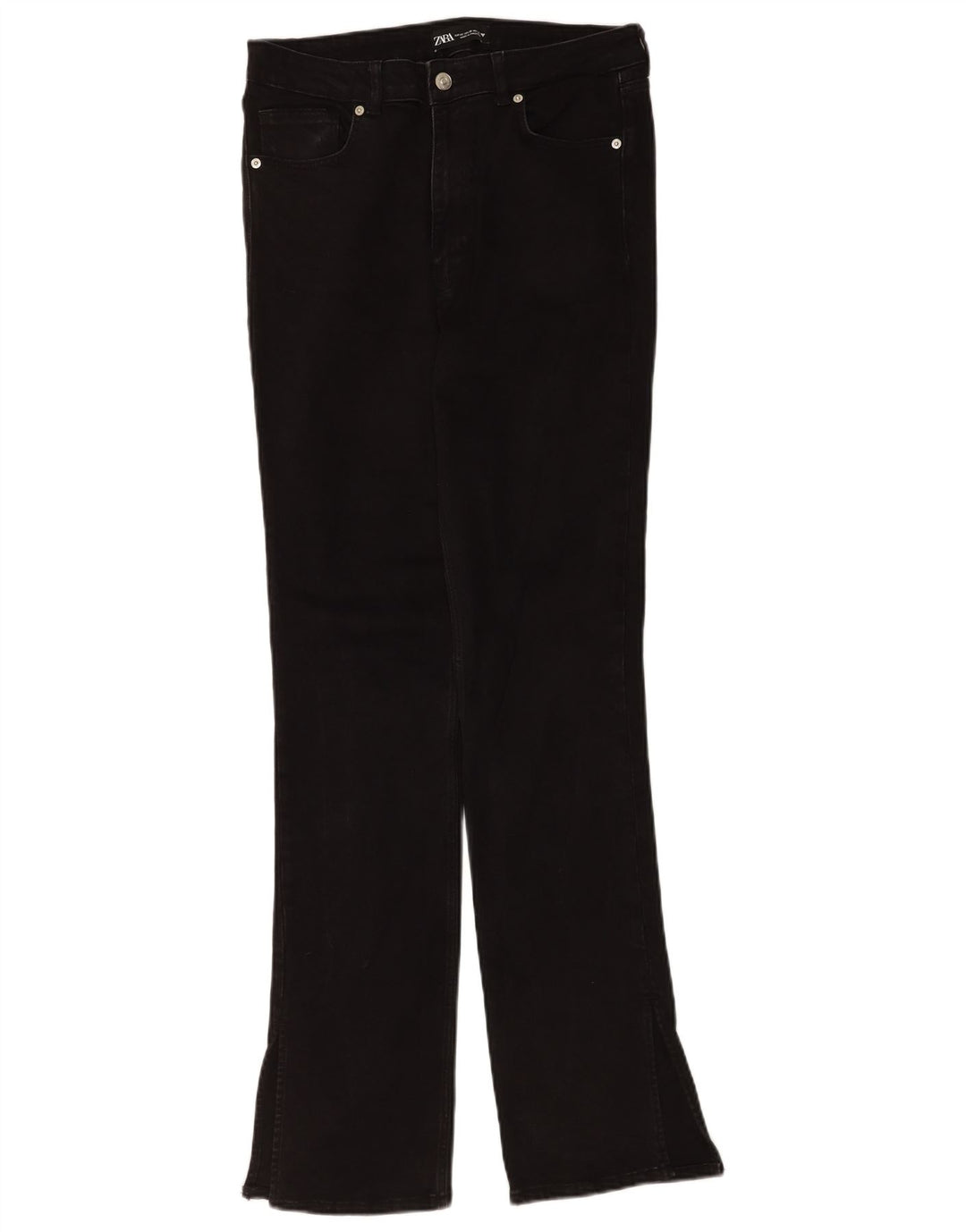 Zara Vaqueros Bootcut para Mujer EU 42 Large W32 L33 Negro