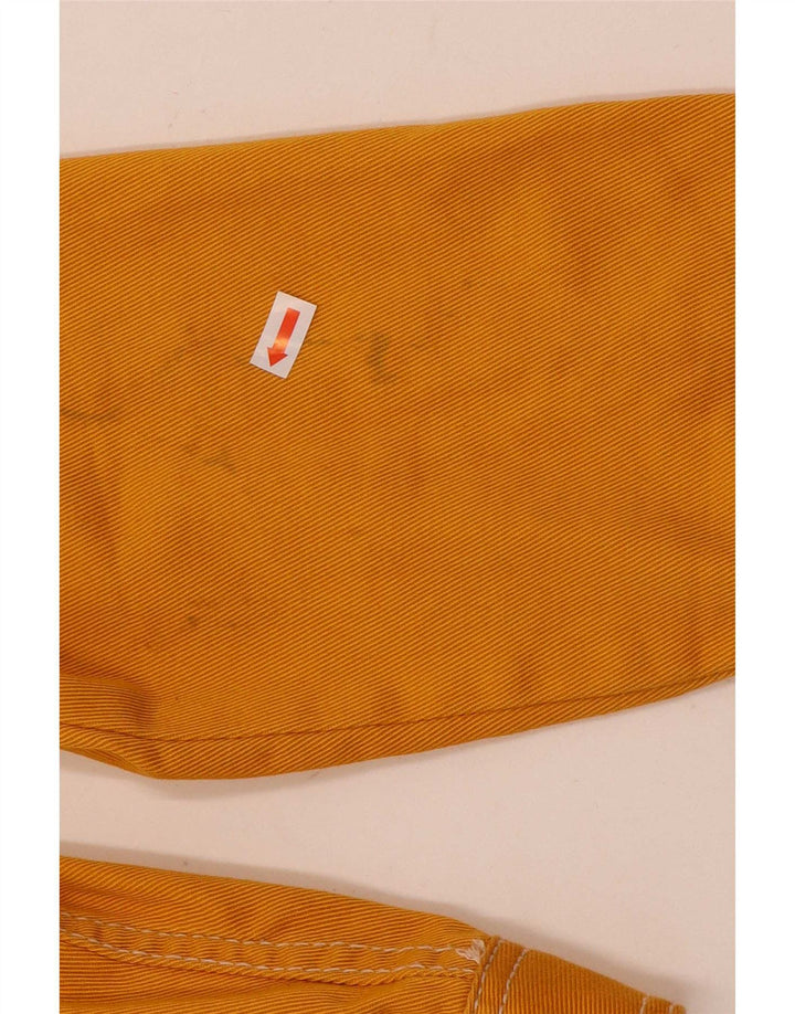 Zara Mujer Chaqueta Bomber Extragrande UK 6 XS Algodón Amarillo