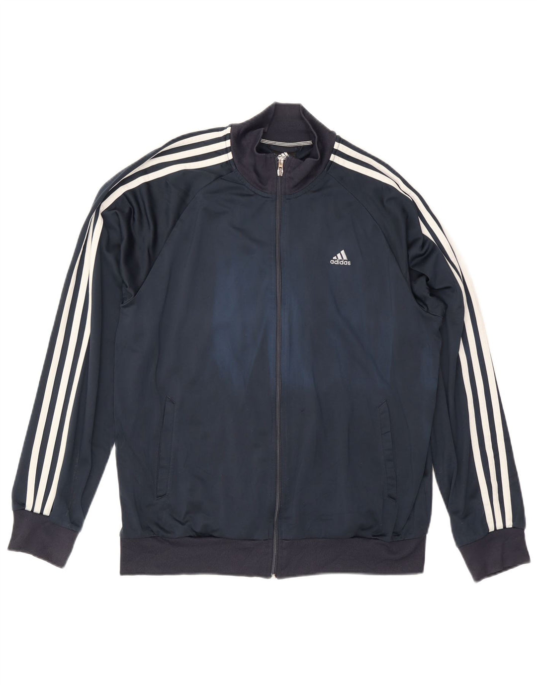 Adidas Mens Clima 365 Chándal Top Chaqueta Grande Azul Marino Poliéster