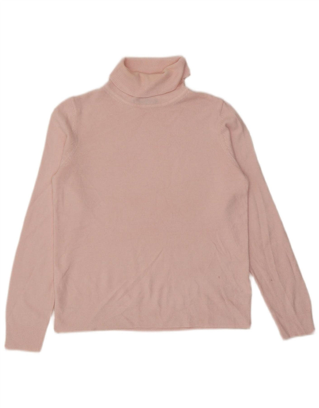 Marks & Spencer - Jersey con cuello vuelto para mujer, talla 40, acrílico rosa mediano