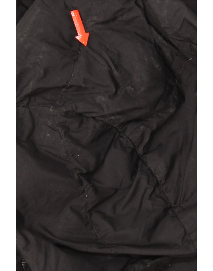 The North Face Chaqueta acolchada con capucha para hombre UK 38 Mediana Negro Poliéster