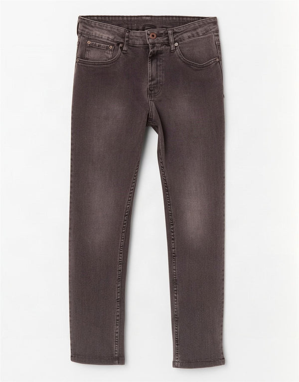 Zara Jeans ajustados para hombre EU 42 Large W32 L27 Algodón gris