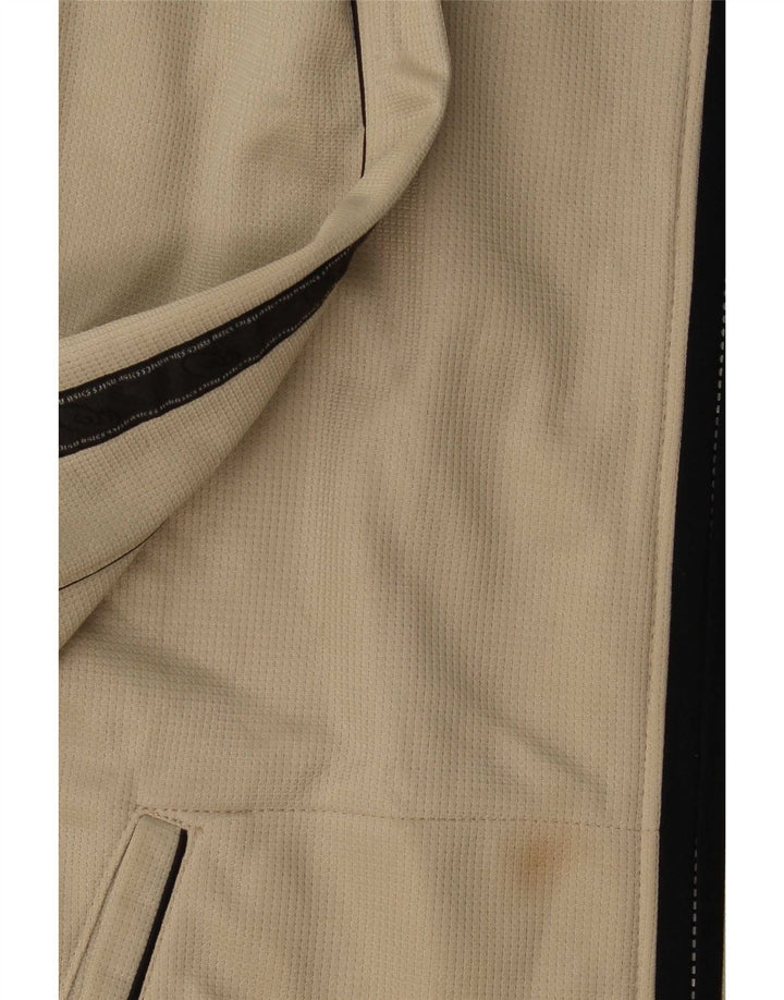Asics Hombre Chándal Top Chaqueta XL Beige Colorblock