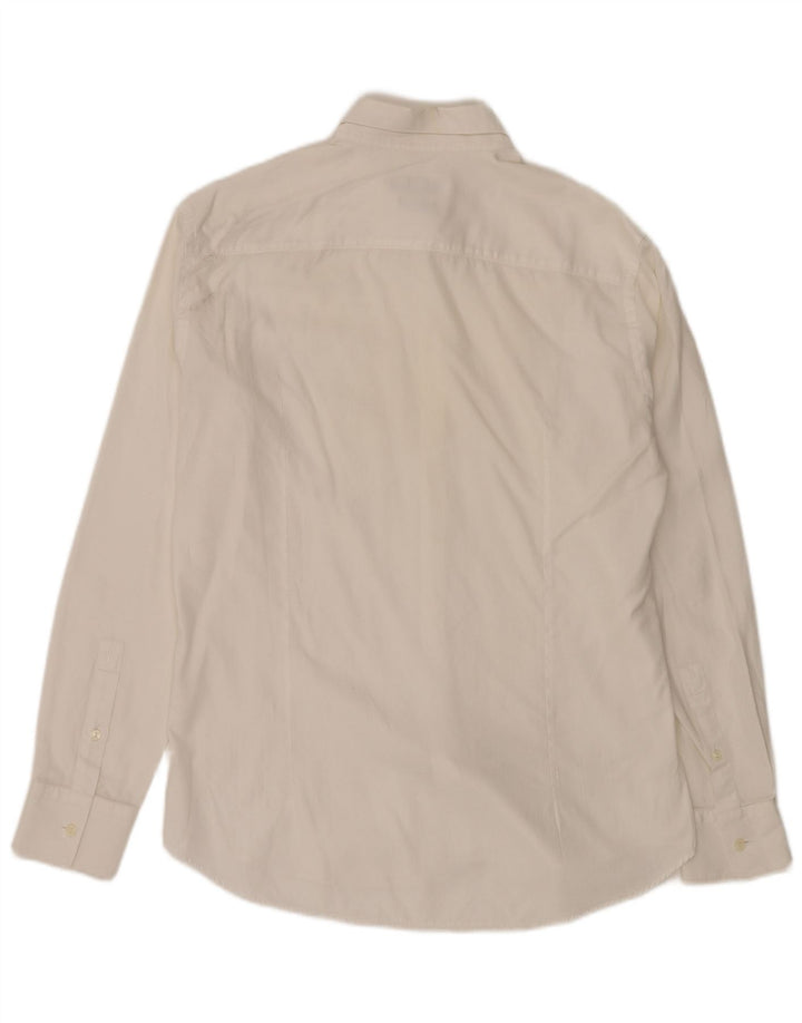 Camisa Versace Hombre Talla 41 16 Algodón Blanco Grande