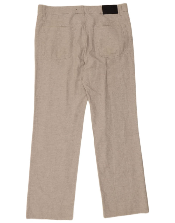 Pantalón Casual Recto Hombre Les Copains W36 L31 Algodón Gris