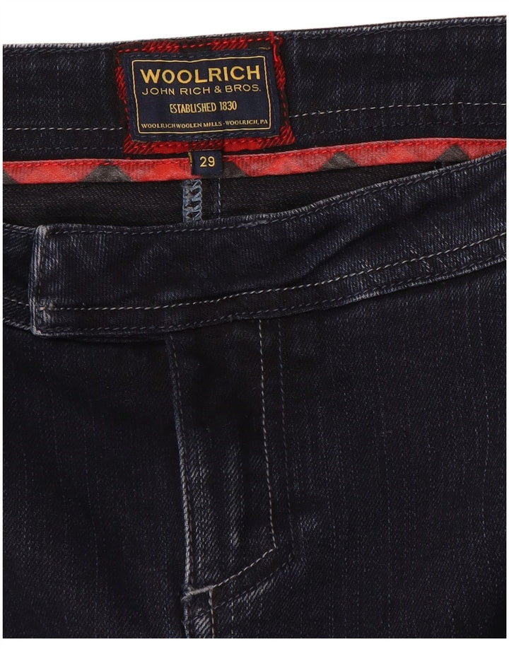 Falda Vaquera Woolrich Mujer W29 Azul Marino Medio
