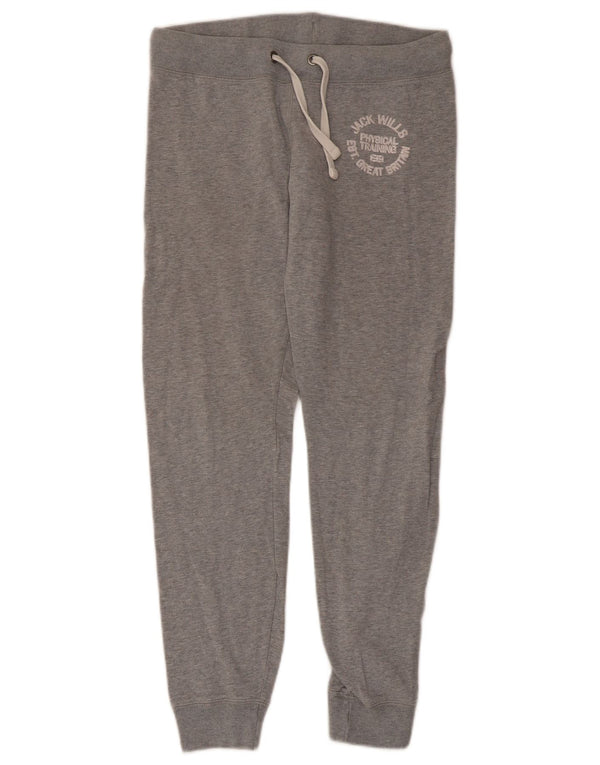 Jack Wills Pantalones de chándal para mujer Joggers UK 10 Small Grey Flecked