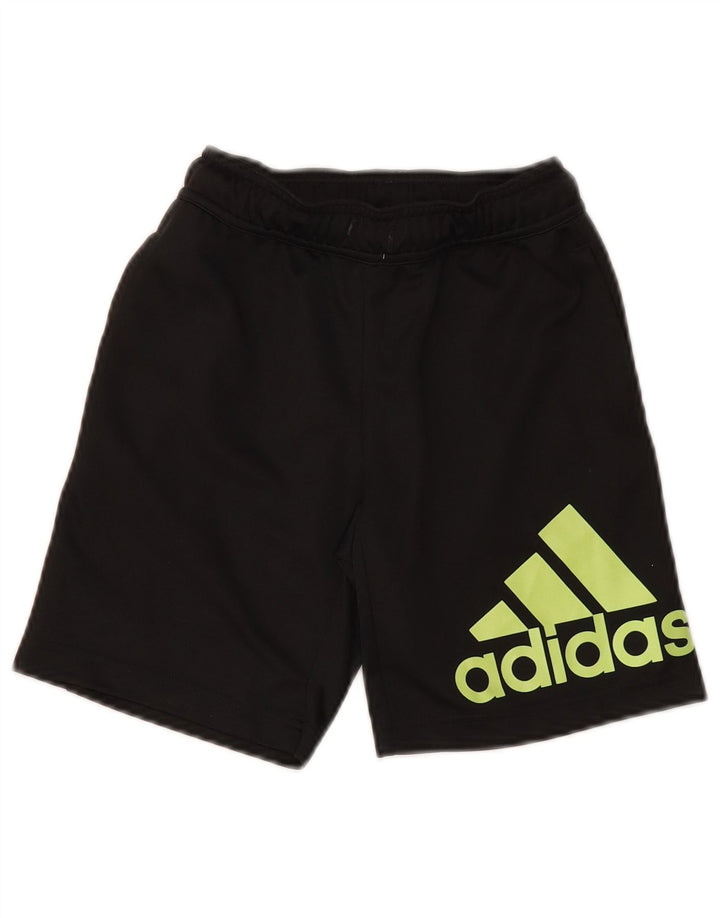 ADIDAS Pantalones cortos deportivos con gráfico para niños 7-8 años Negro