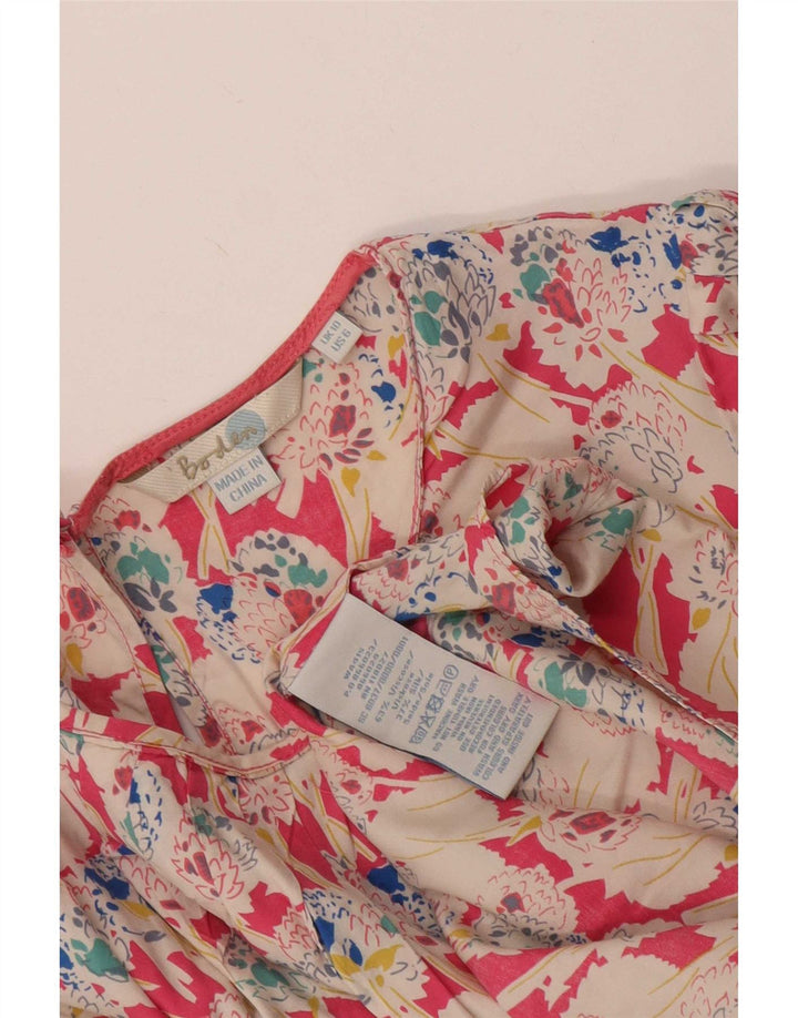 Boden Blusa para Mujer Top UK 40 Small Multicolor Floral Viscosa