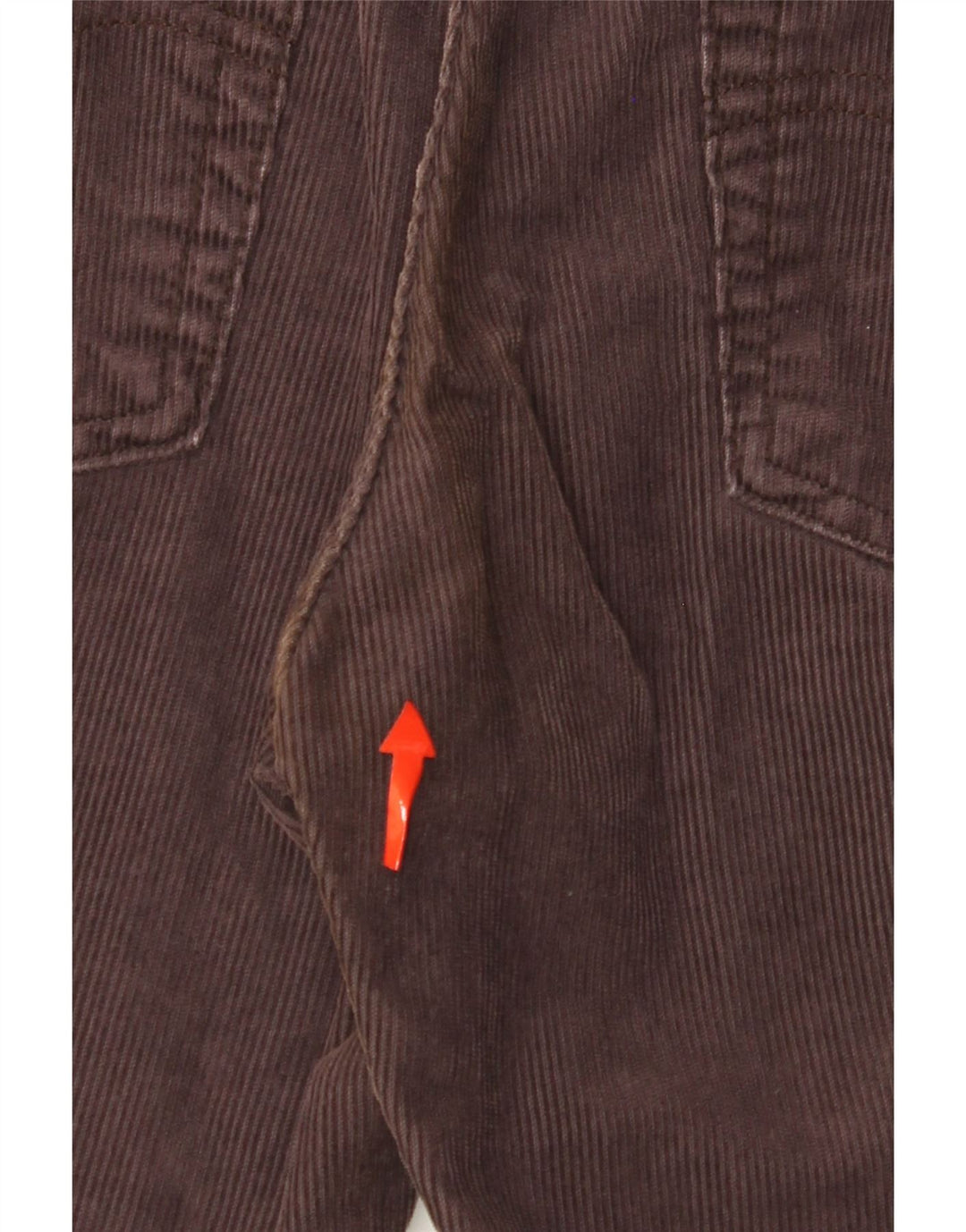 LEVI'S Mens 507 Pantalones de pana con corte de bota W36 L34 Algodón marrón