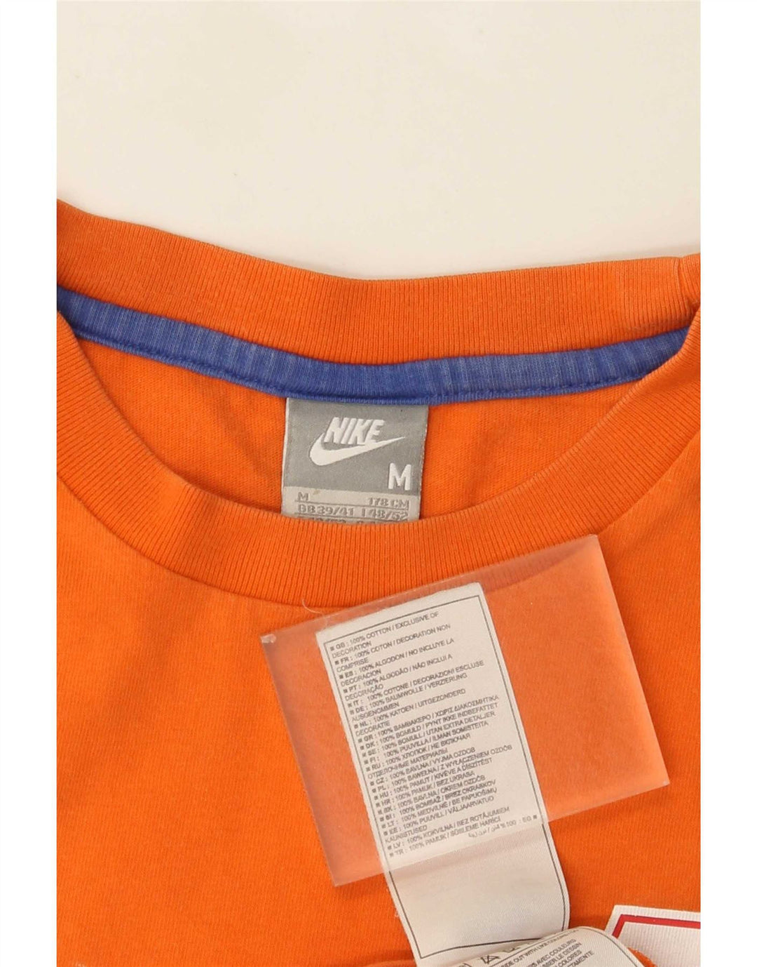 Nike KNVB Graphic Camiseta para hombre, color naranja medio, algodón