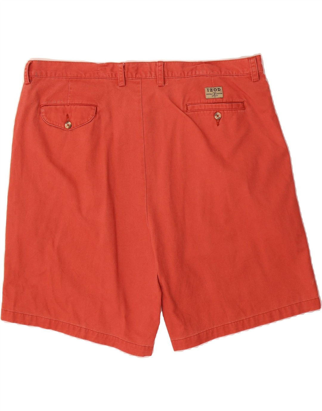 IZOD Mens Pegged Chino Shorts W44 2XL Red Cotton Vintage Izod and Second-Hand Izod from Messina Hembry 