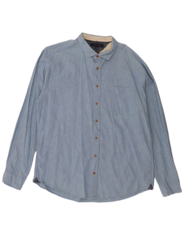 Camisa Tommy Hilfiger Hombre 2XL Algodón Azul