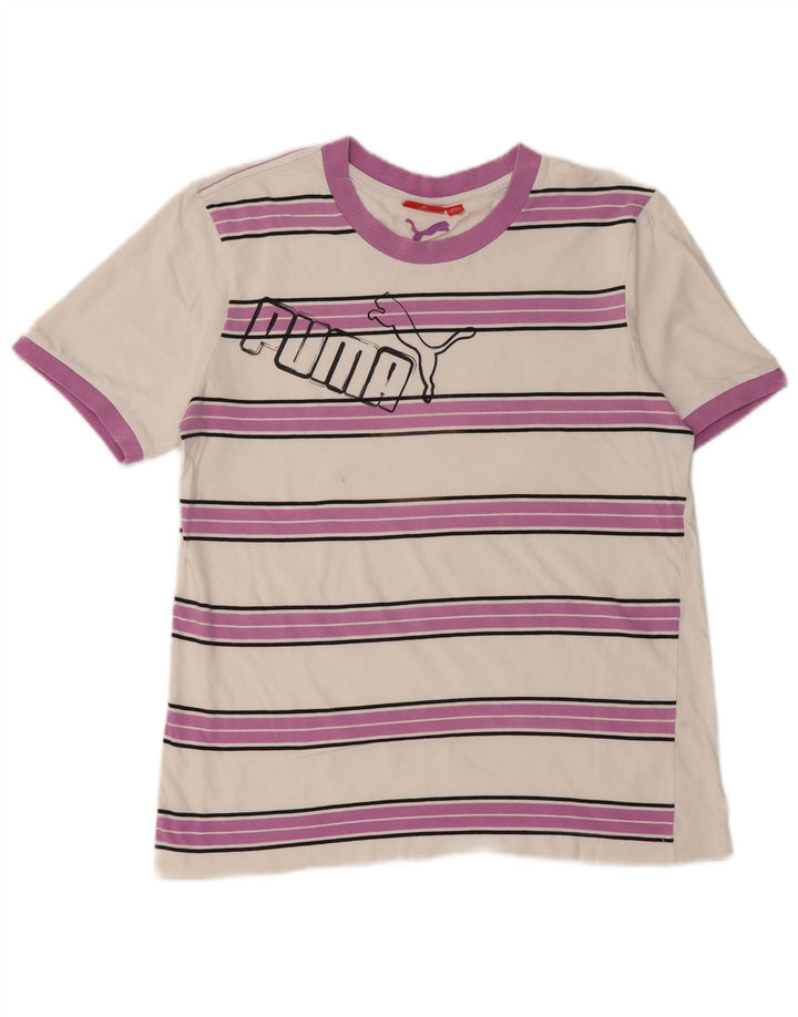 Camiseta PUMA para hombre Top Medium White Stripes