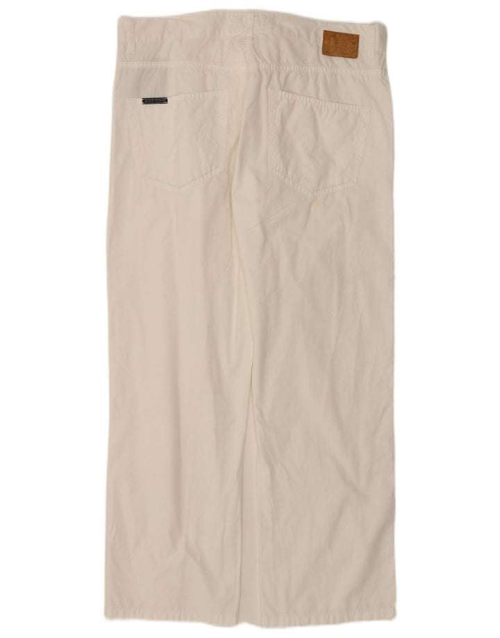 Gant Vaqueros Sueltos Para Hombre W36 L28 Algodón Blanco
