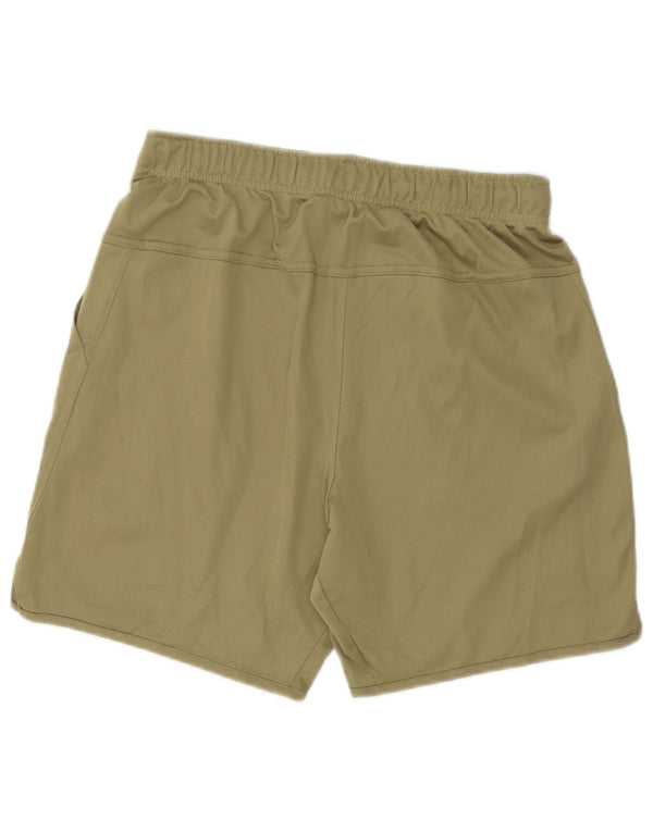 Nike - Pantalones cortos deportivos Dri Fit para hombre, poliéster verde pequeño