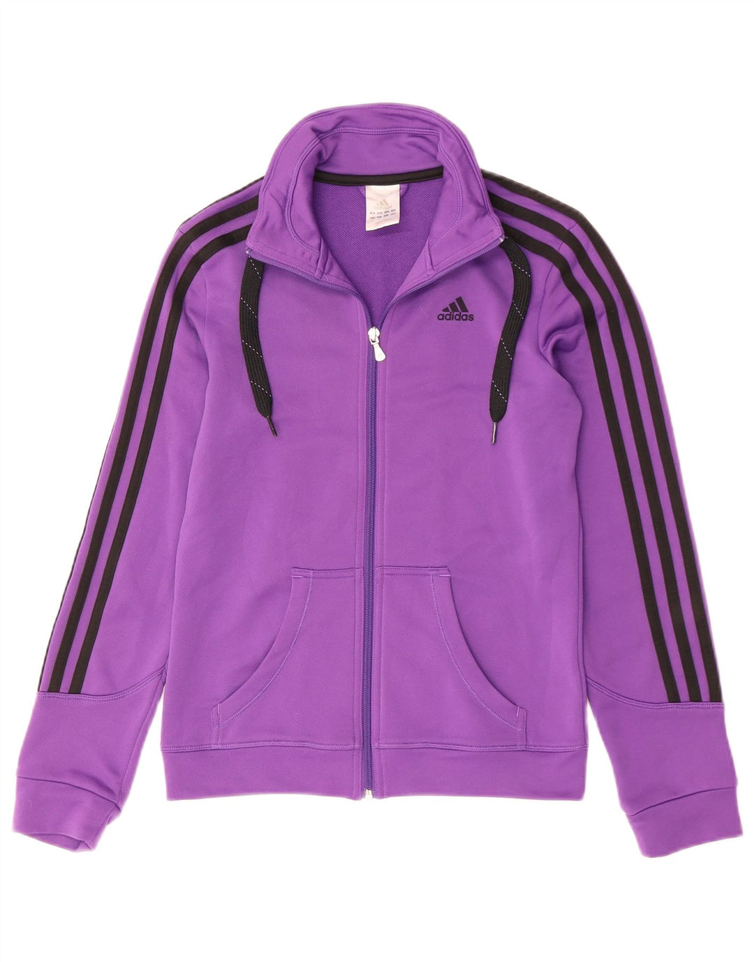ADIDAS Chaqueta de chándal para mujer UK 10 Small Púrpura Poliéster