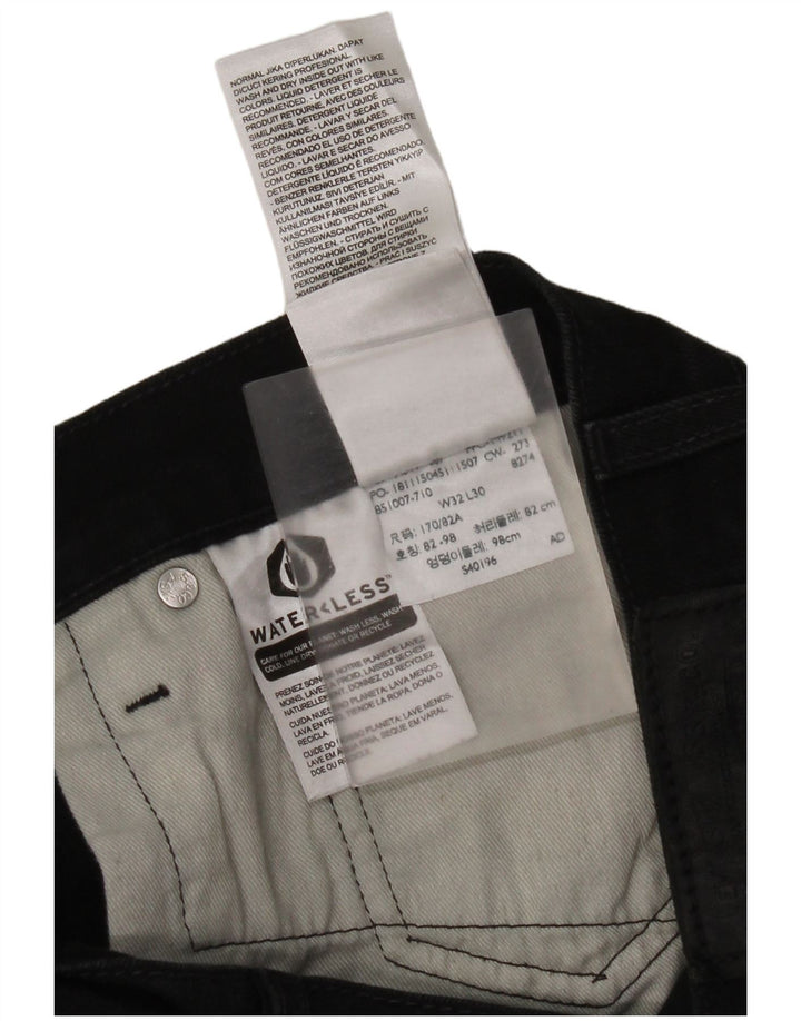 Levi's Vaqueros Slim Mujer W32 L30 Algodón Negro