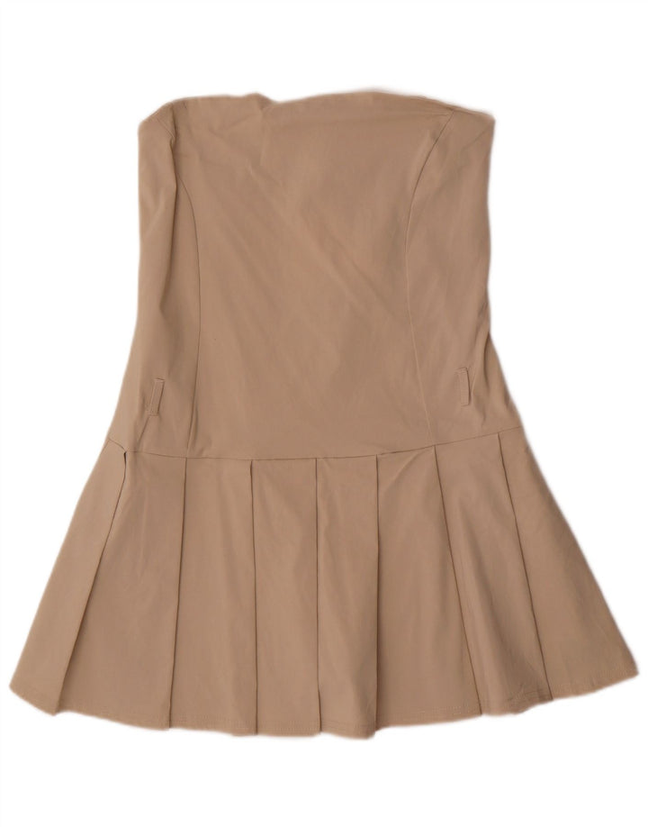Mono corto sin tirantes para mujer Quiz UK 46 Large Viscosa beige