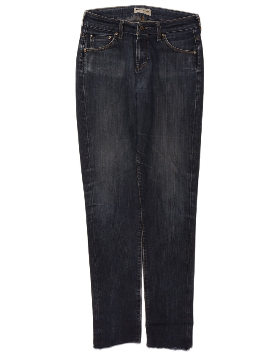Jeans Ajustados Lee Mujer W28 L31 Algodón Azul Marino