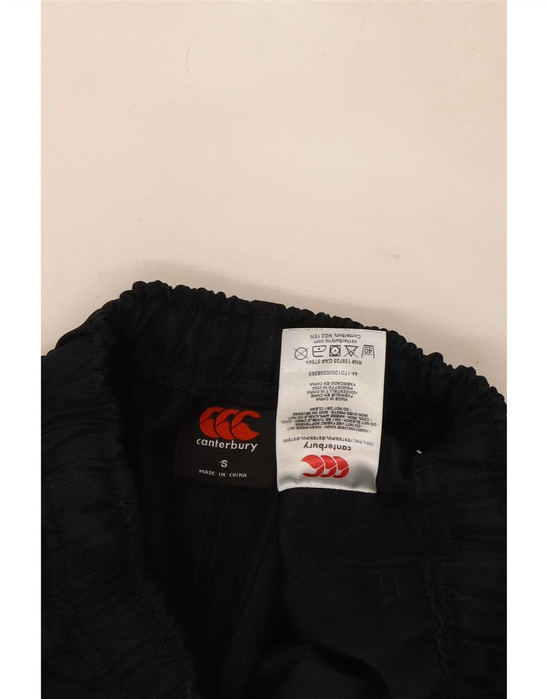 Canterbury Pantalones cortos deportivos para mujer UK 8 Small Poliéster negro