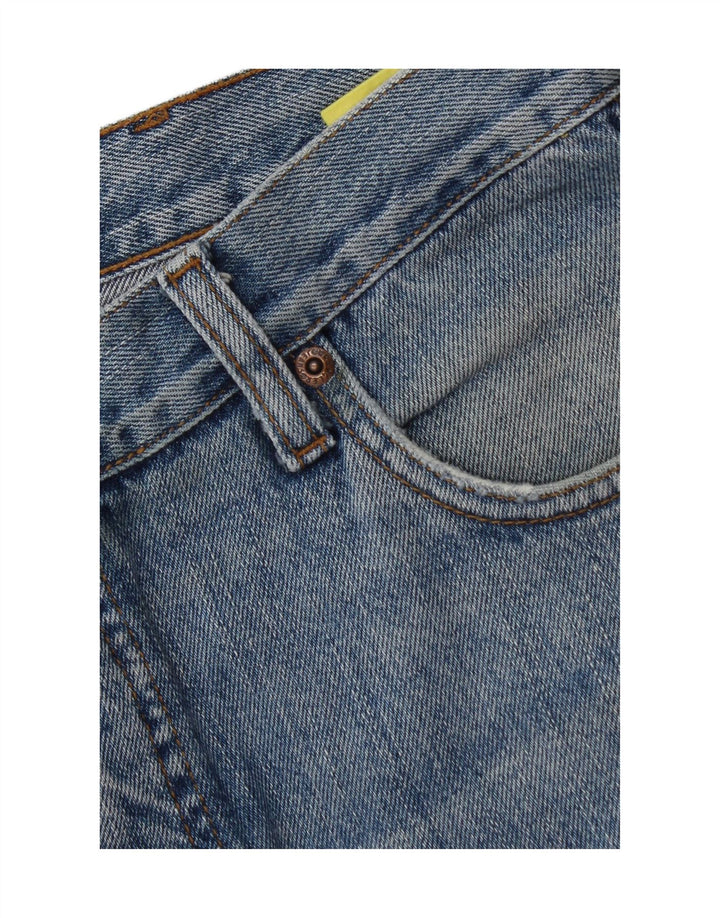 WRANGLER Womens Texas Straight Jeans W33 L30 Blue Cotton
