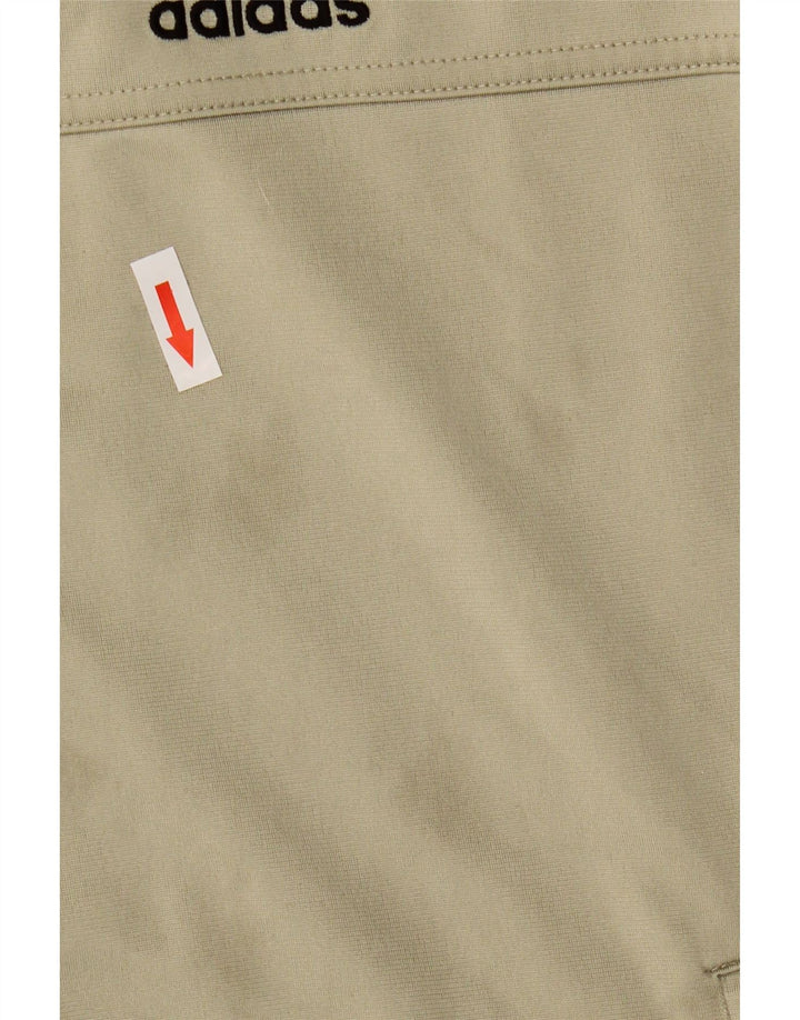 Adidas - Chaqueta de chándal para hombre, talla 38/40, poliéster caqui medio