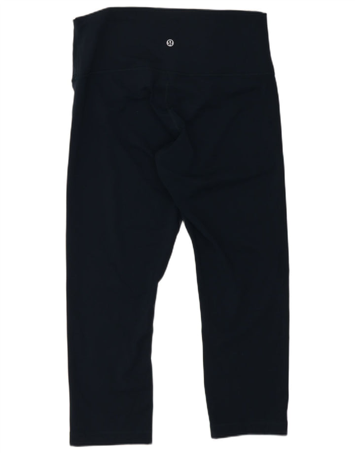 Lululemon Leggings Capri para Mujer US 10 Grande Azul Marino Nylon