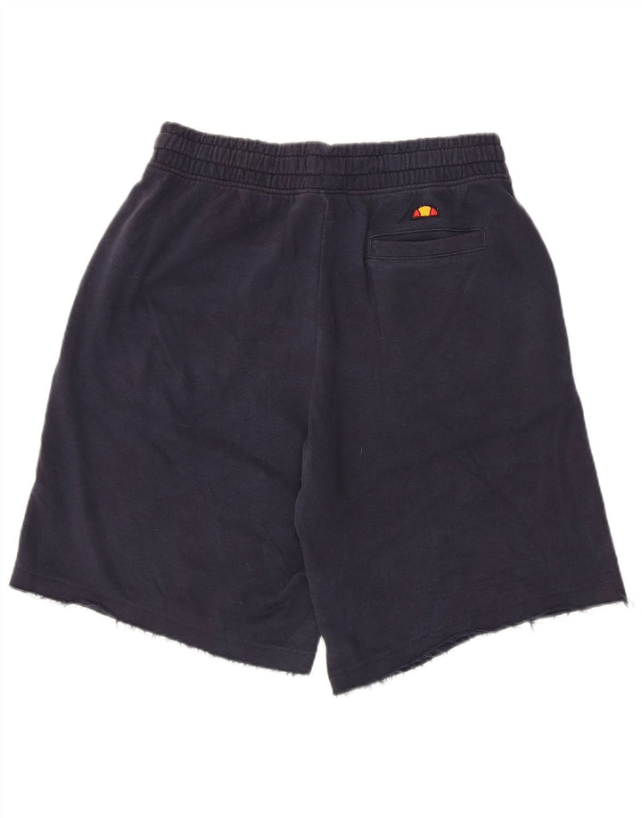 Ellesse Mens Graphic Sport Shorts Grande Azul Marino Algodón
