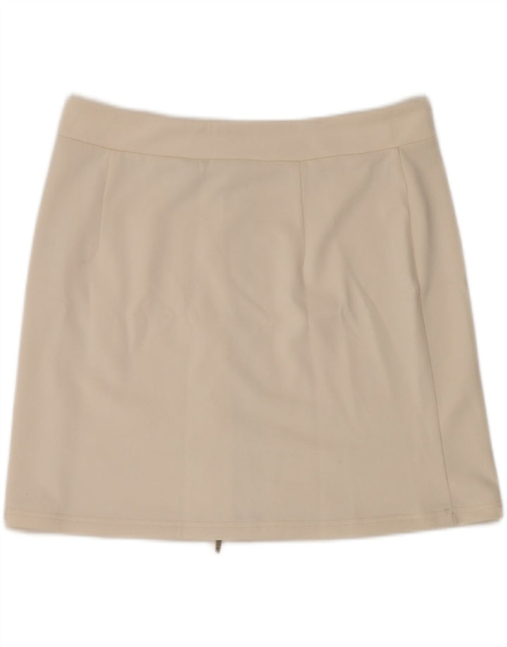 Minifalda Fila Mujer XL W36 Poliéster Blanco Roto