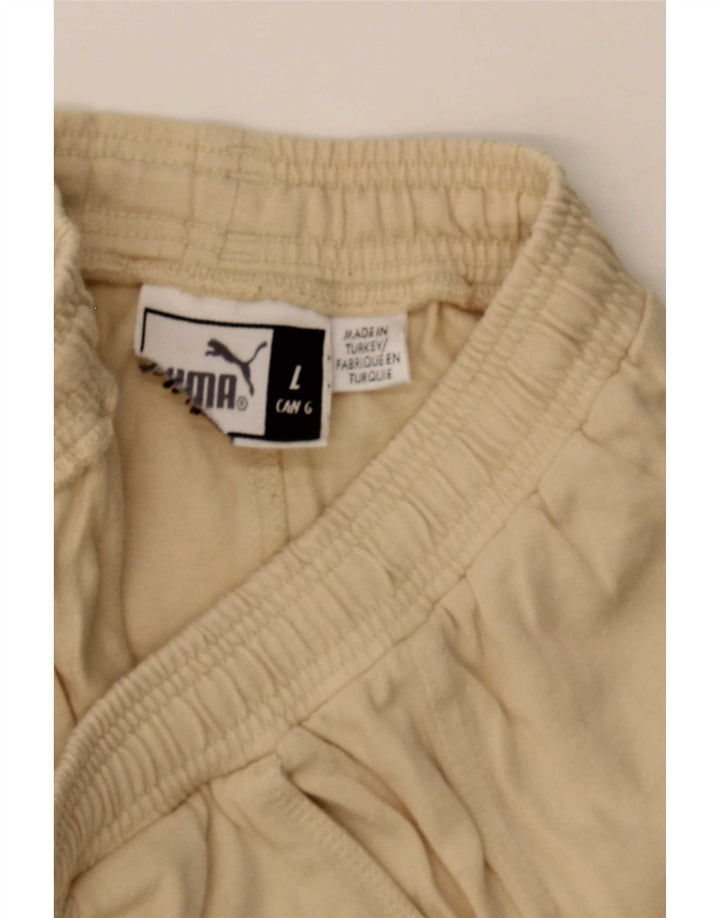 Puma - Pantalones cortos deportivos para hombre, talla grande, color beige