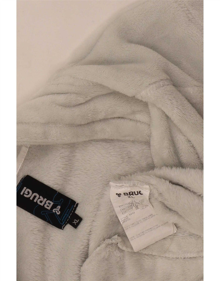 Brugi Chaqueta polar para hombre ES 42 XL Poliéster gris