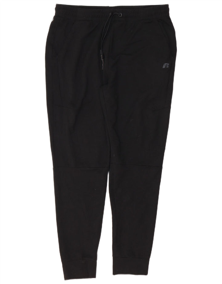 RUSSELL ATHLETIC Pantalones de chándal para hombre Joggers Large Negro Poliéster