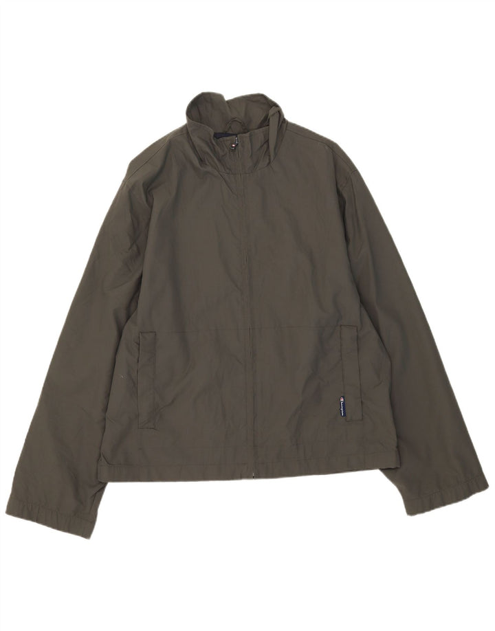 Champion Chaqueta impermeable para hombre UK 38 Medium Khaki Poliamida