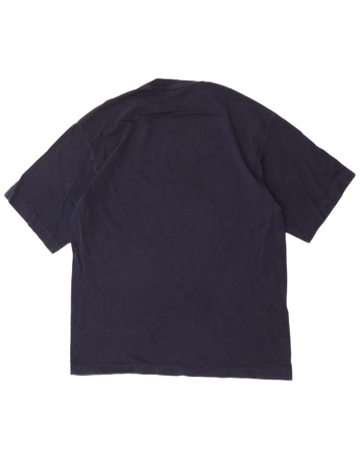 Champion Camiseta para hombre Top Large Azul Marino Algodón