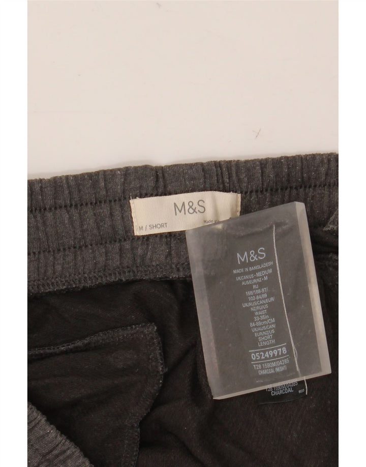 Pantalones de chándal Marks & Spencer para hombre de algodón gris medio