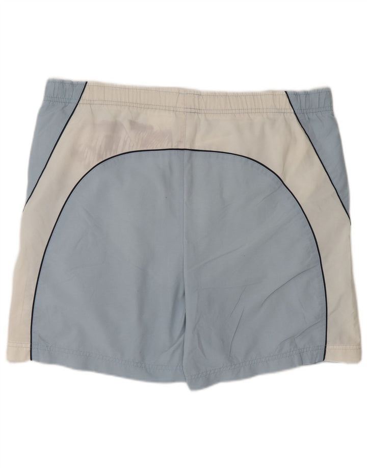 Nike - Pantalones cortos deportivos para hombre, nailon color block, color azul, talla grande