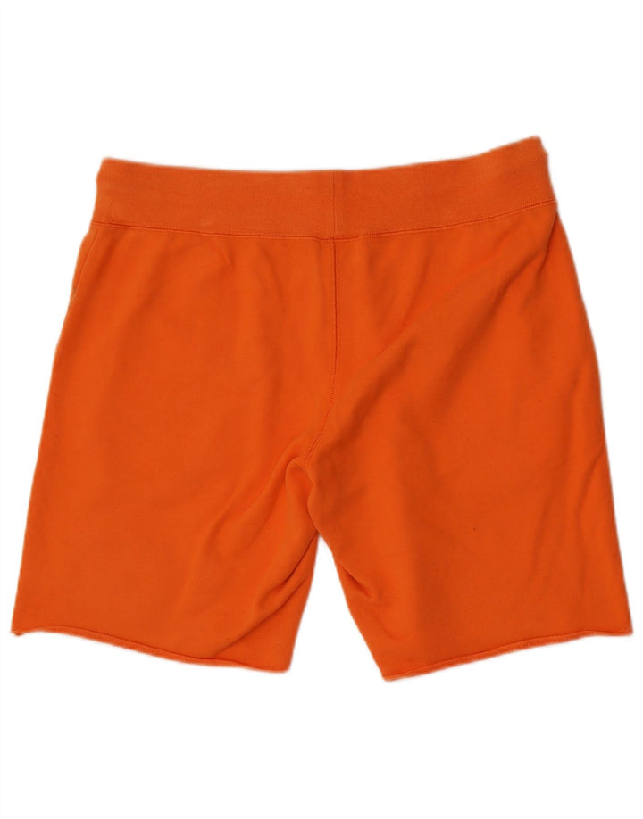 Champion Shorts deportivos gráficos para hombre de algodón naranja medio