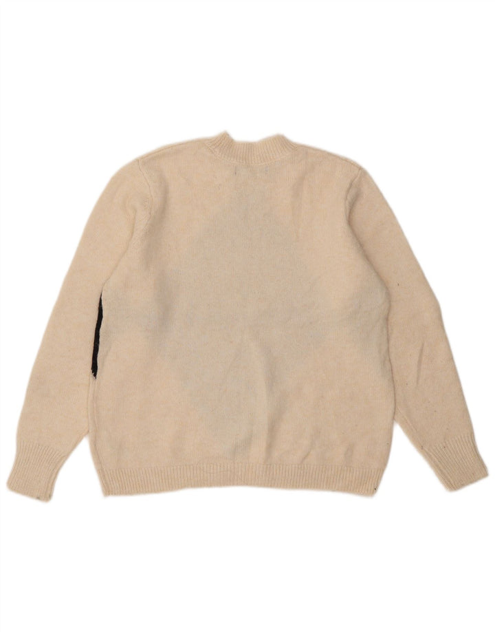 Marks & Spencer - Jersey de cuello redondo para mujer, talla 40, talla mediana, color blanco