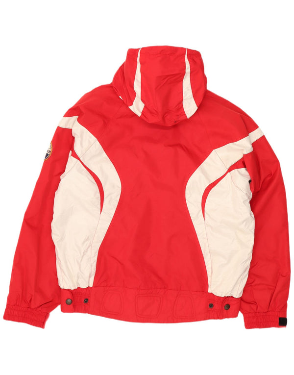 Ladakh Chaqueta de esquí con capucha para hombre EU 50 Large Rojo Colorblock Poliéster