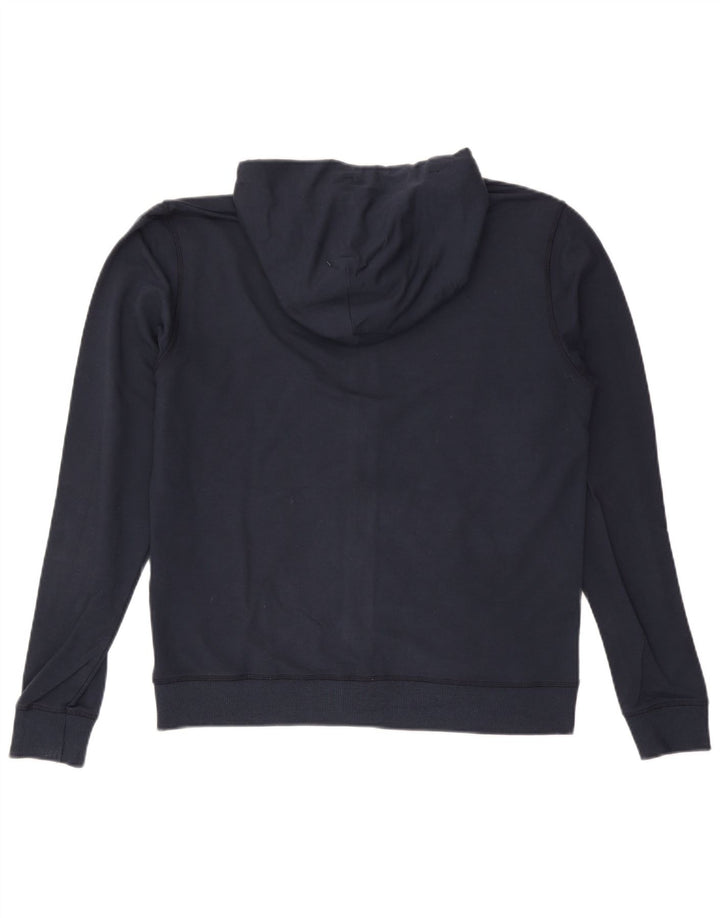Weird Fish - Sudadera con capucha y cremallera para hombre, talla grande, viscosa, color azul marino