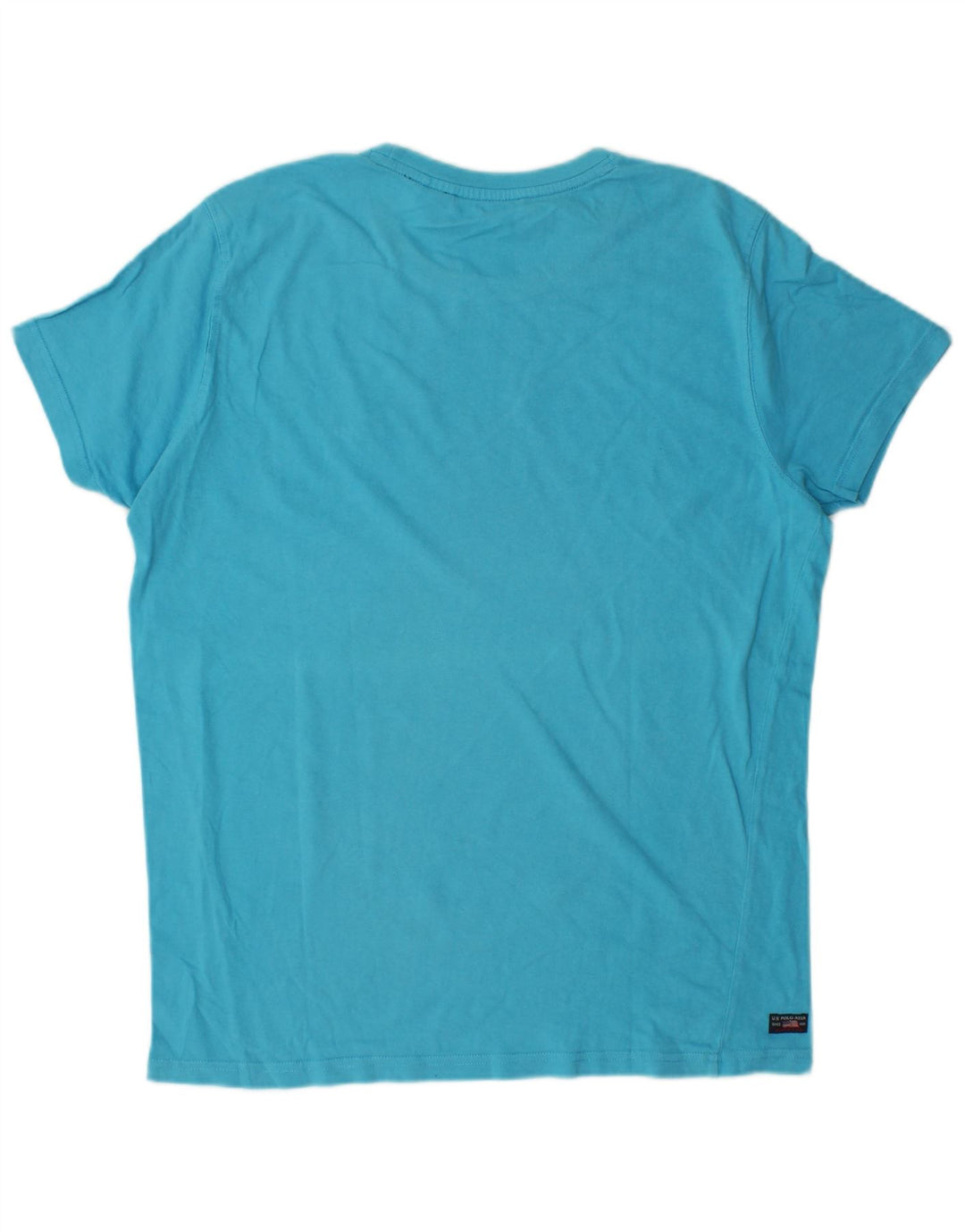 Asociación de Polo de EE. UU. Camiseta para hombre Top grande azul