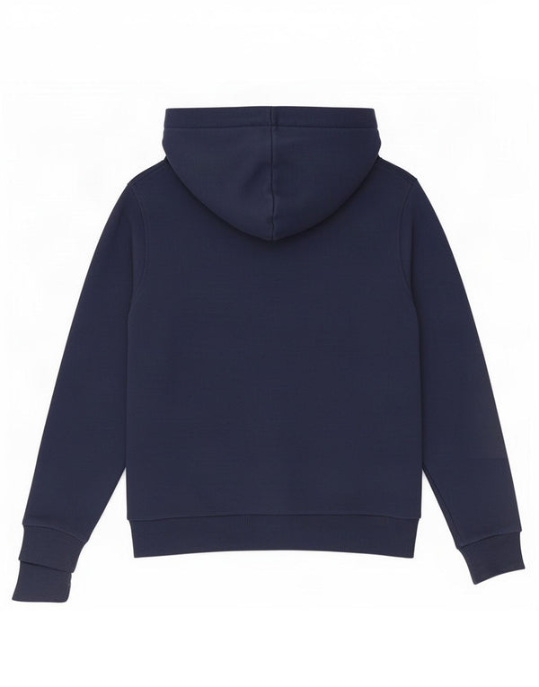 Tommy Hilfiger Suéter con capucha y cremallera gráfica para mujer UK 10 Small Azul marino