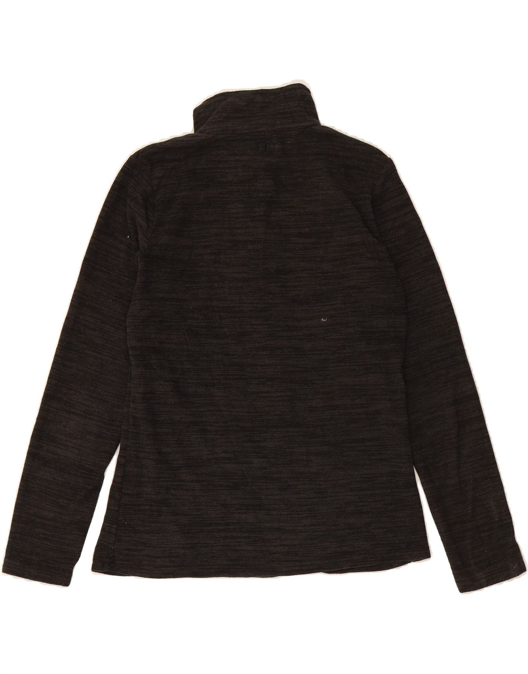 MOUNTAIN WAREHOUSE Womens Zip Neck Fleece Jumper UK 12 Medium  Black Vintage Mountain Warehouse and Second-Hand Mountain Warehouse from Messina Hembry 
