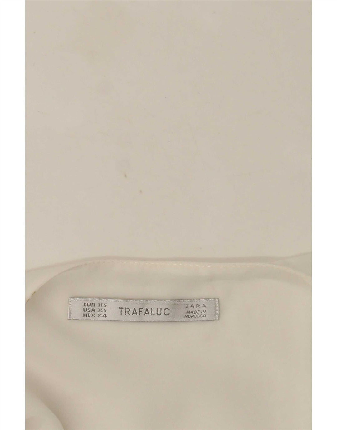 Zara Mujer Trafaluc Cami Top UK 6 XS Blanco