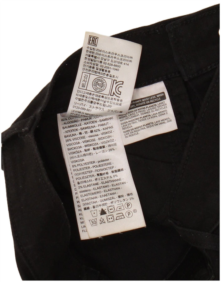 Vaqueros Levi's Bootcut para mujer W23 L26 Algodón negro