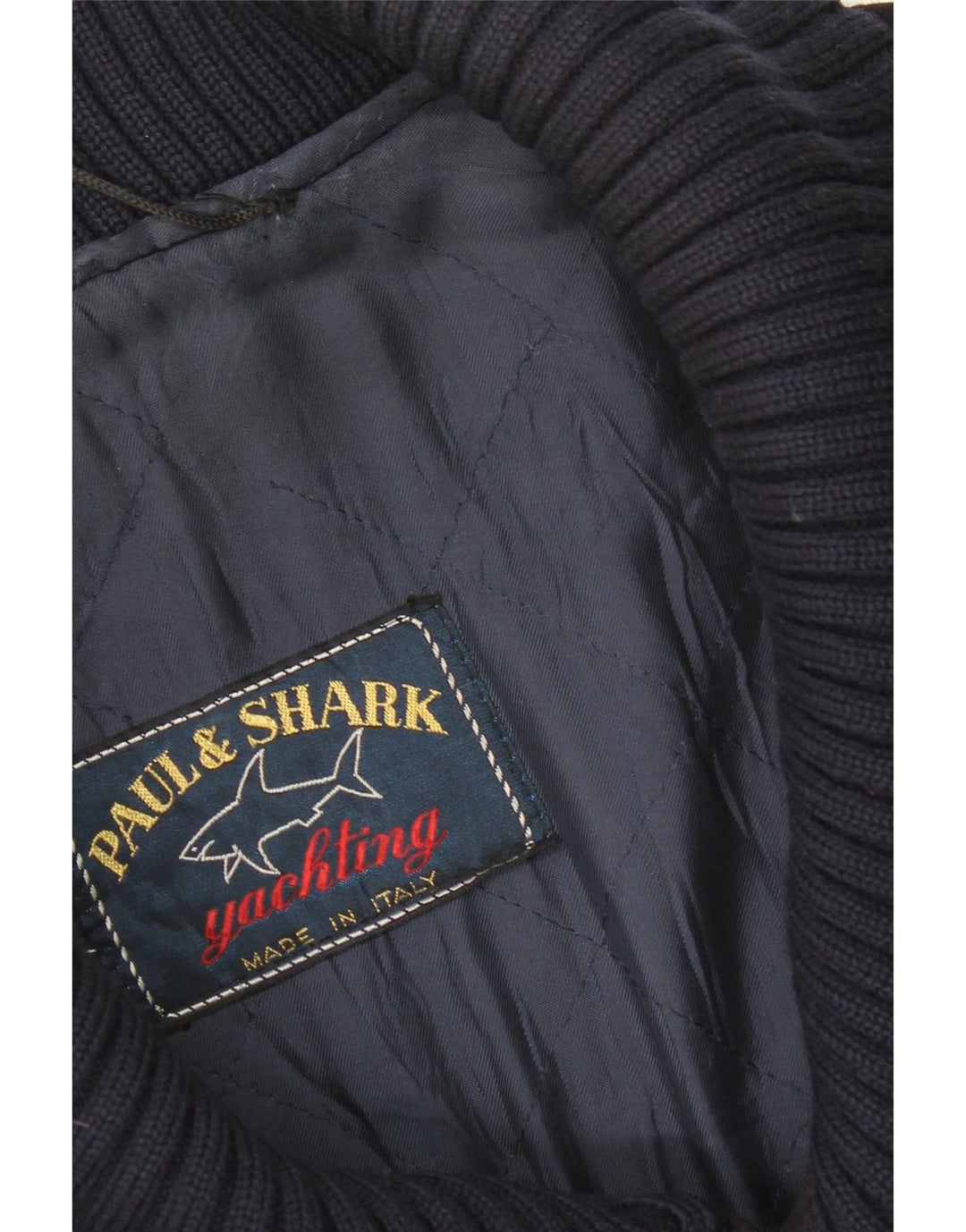 Paul & Shark Abrigo para hombre UK 42 XL Lana azul marino