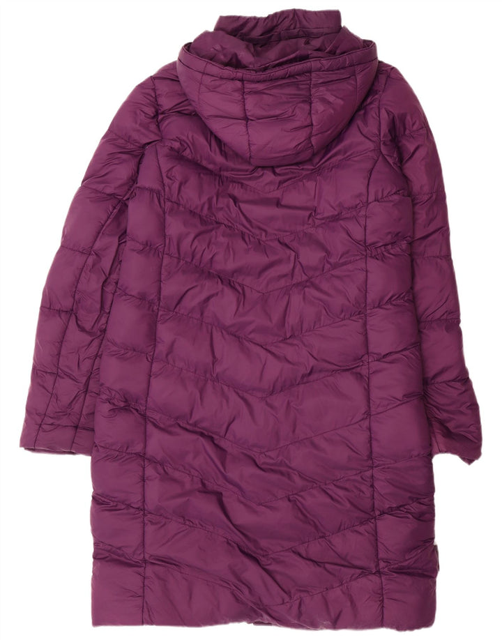 MOUNTAIN WAREHOUSE Abrigo acolchado con capucha para mujer UK 46 Small Purple Nylon